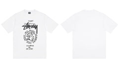 STUSSY 40 Years Flower Graphic T-Shirt