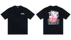STUSSY Crystal Graphic Black T-Shirt