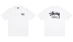 STUSSY Taiwan Logo T-Shirt – White