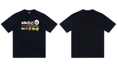 STUSSY International Graphic T-Shirt – Black
