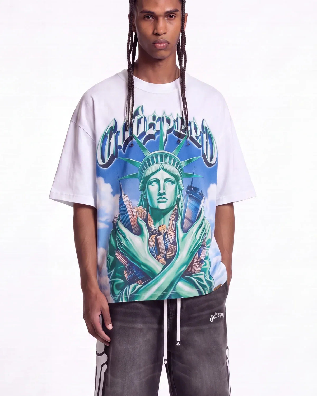 Godspeed Empire Guardian Tee White