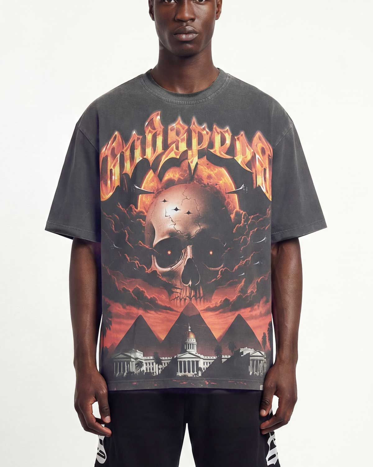 Godspeed Echoes Of Empire Tee Grey