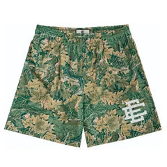 Eric Emanuel Leaf Camo Mesh Shorts