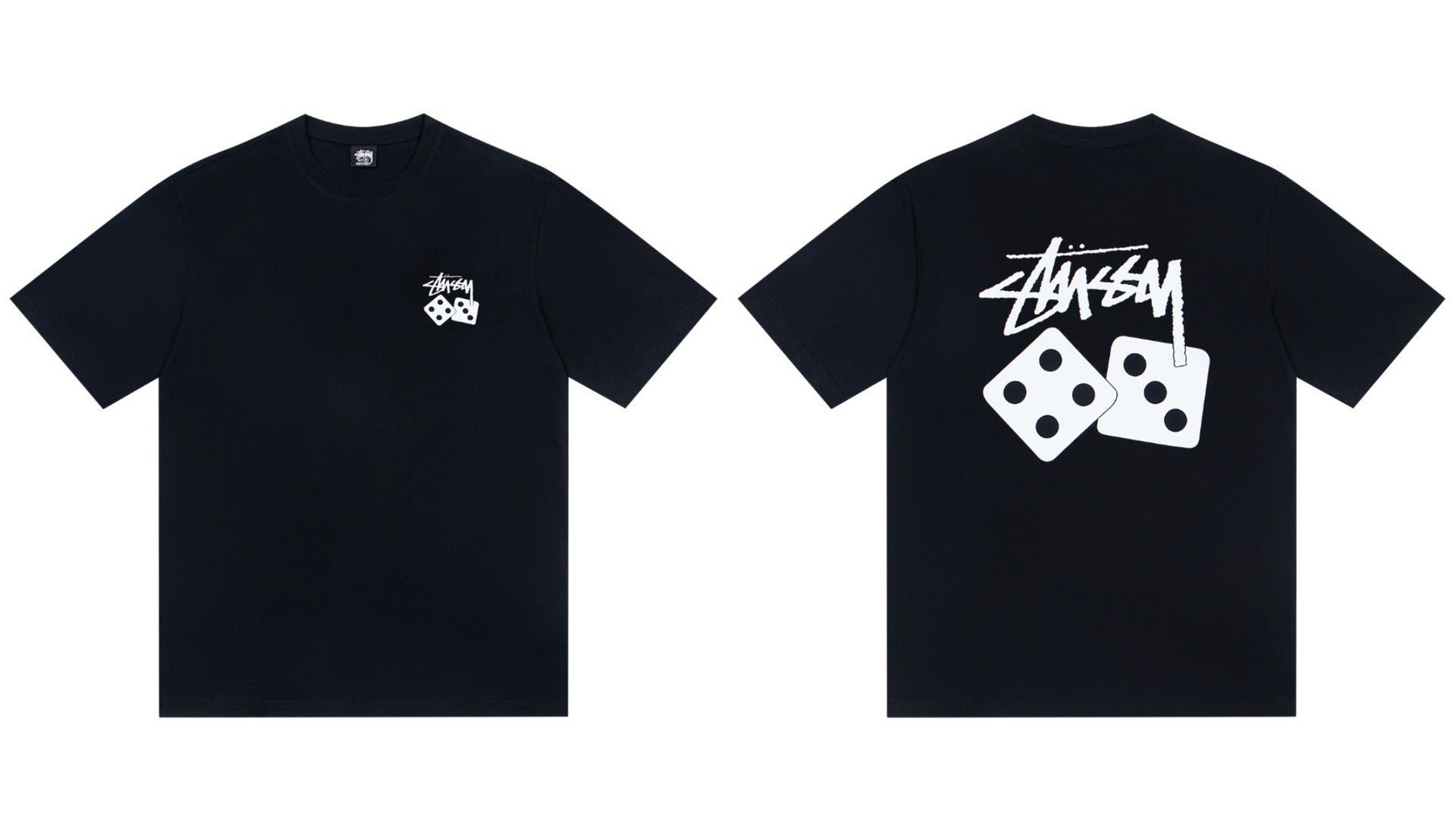 STUSSY Dice Logo Graphic T-Shirt