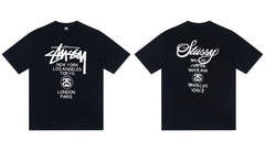 STUSSY City Logo Graphic T-Shirt
