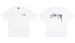 STUSSY Signature Logo White T-Shirt