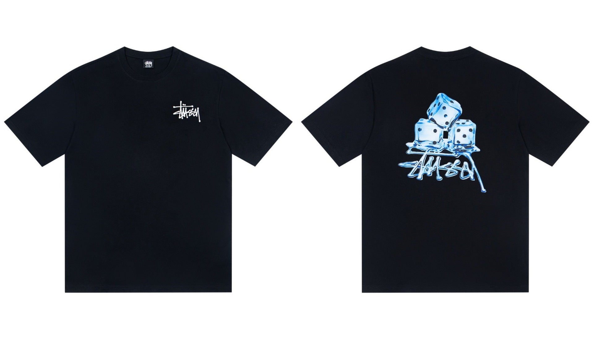 STUSSY Dice Graphic Logo T-Shirt