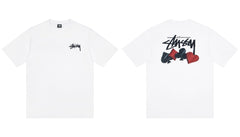 STUSSY Dice Graphic T-Shirt – White