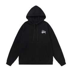 STUSSY Basic Logo Black Pullover Hoodie