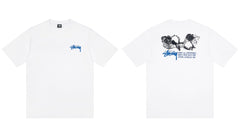 STUSSY Graphic Logo T-Shirt White
