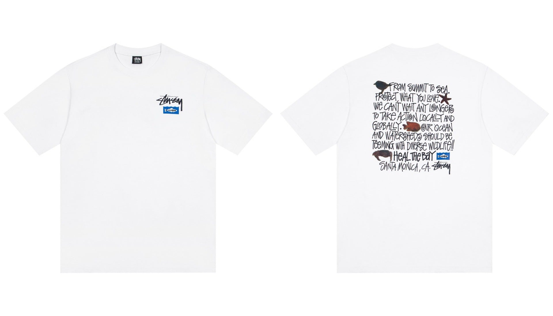 STUSSY Heal the Bay Graphic T-Shirt