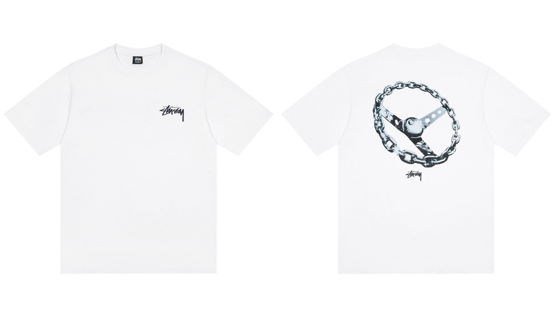STUSSY Chain Graphic T-Shirt