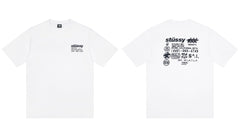 STUSSY Classic Logo Graphic T-Shirt – White