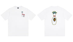 STUSSY Bowling Pin Graphic T-Shirt White