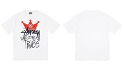 STUSSY Worldwide Tribe Crown T-Shirt