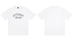STUSSY Gear Graphic T-Shirt – White