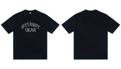 STUSSY Gear T-Shirt – Black